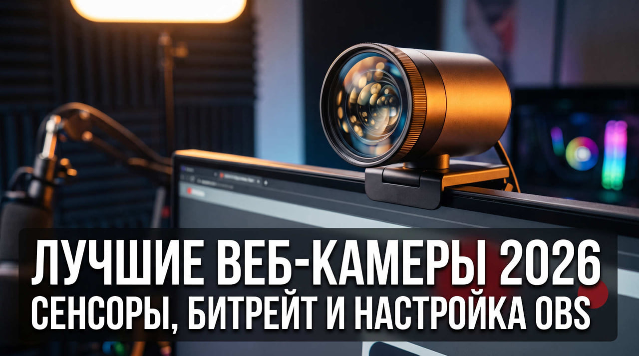 Лучшие веб-камеры для стрима 2026: рейтинг моделей, тесты и настройка